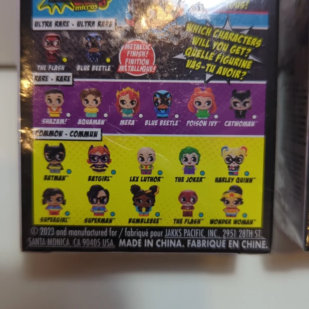 2023 Jakks DC Minis Micros figures super heroes Volume 1 Batman Flash Superman